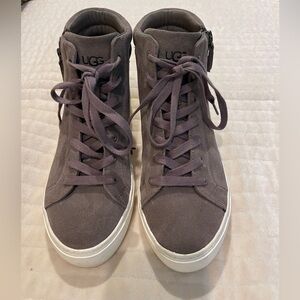 UGG Olli Grey High Top Sneaker Size 8.5